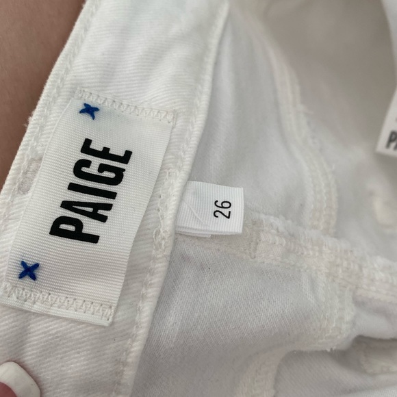 PAIGE WHITE HOXTON ANKLE JEANS - Picture 7 of 7